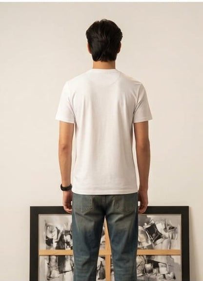 white Premium Tee