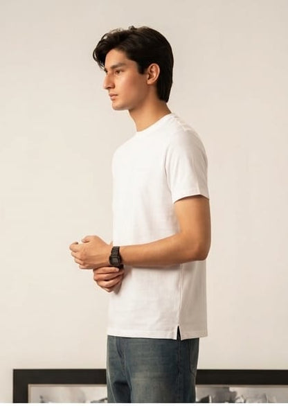 white Premium Tee