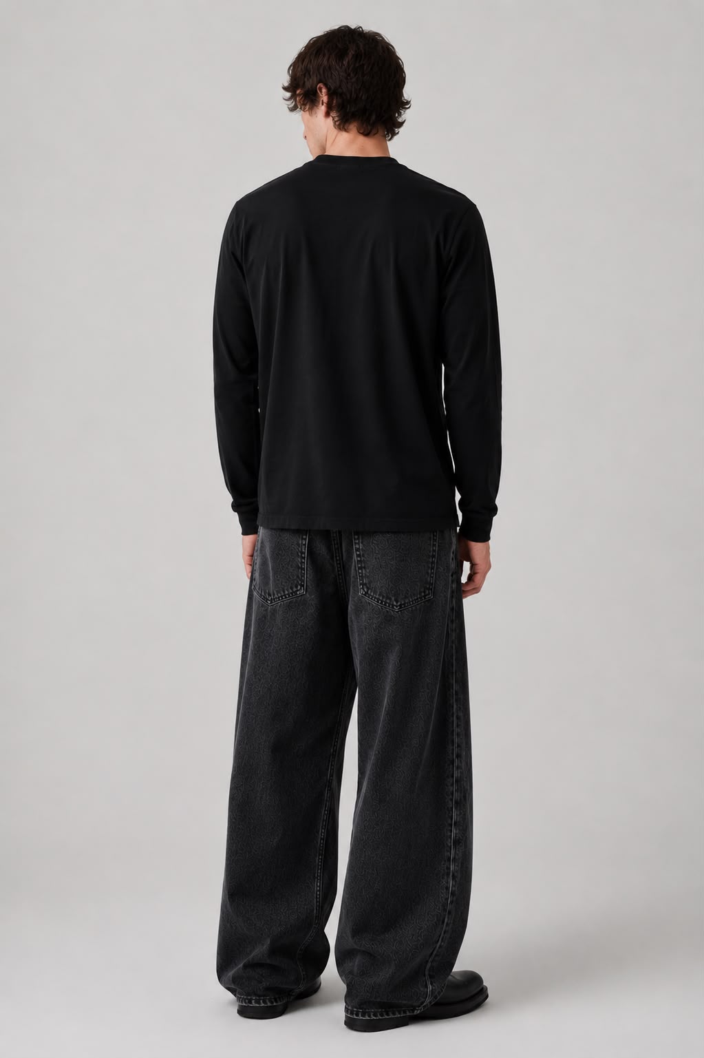 Noctray Black Full Sleeve T-Shirt