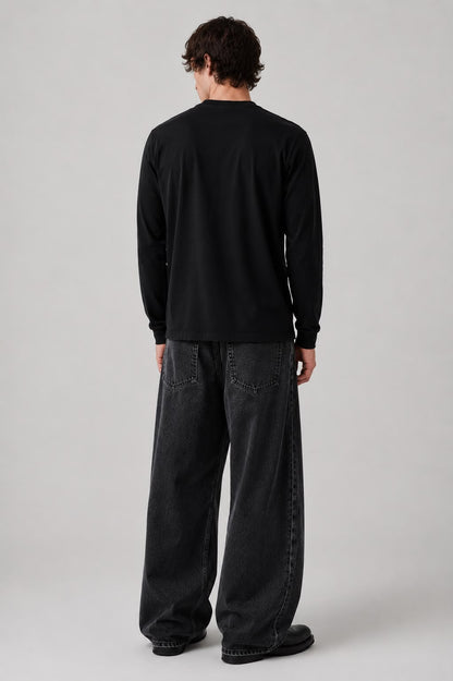 Noctray Black Full Sleeve T-Shirt
