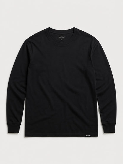 Noctray Black Full Sleeve T-Shirt