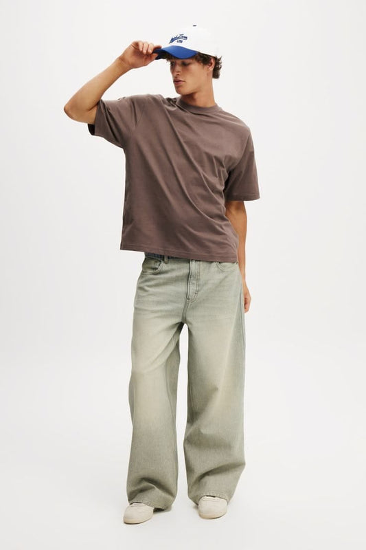 Loose Fit T-Shirt - Light Dusty Brown