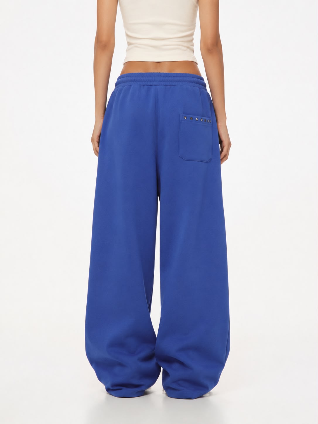 Blue Eclipse Wide Leg Trouser