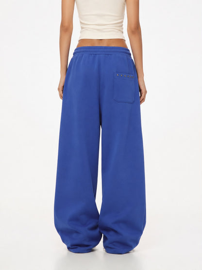 Blue Eclipse Wide Leg Trouser