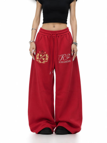 Scarlet Drift Wide Leg Trouser