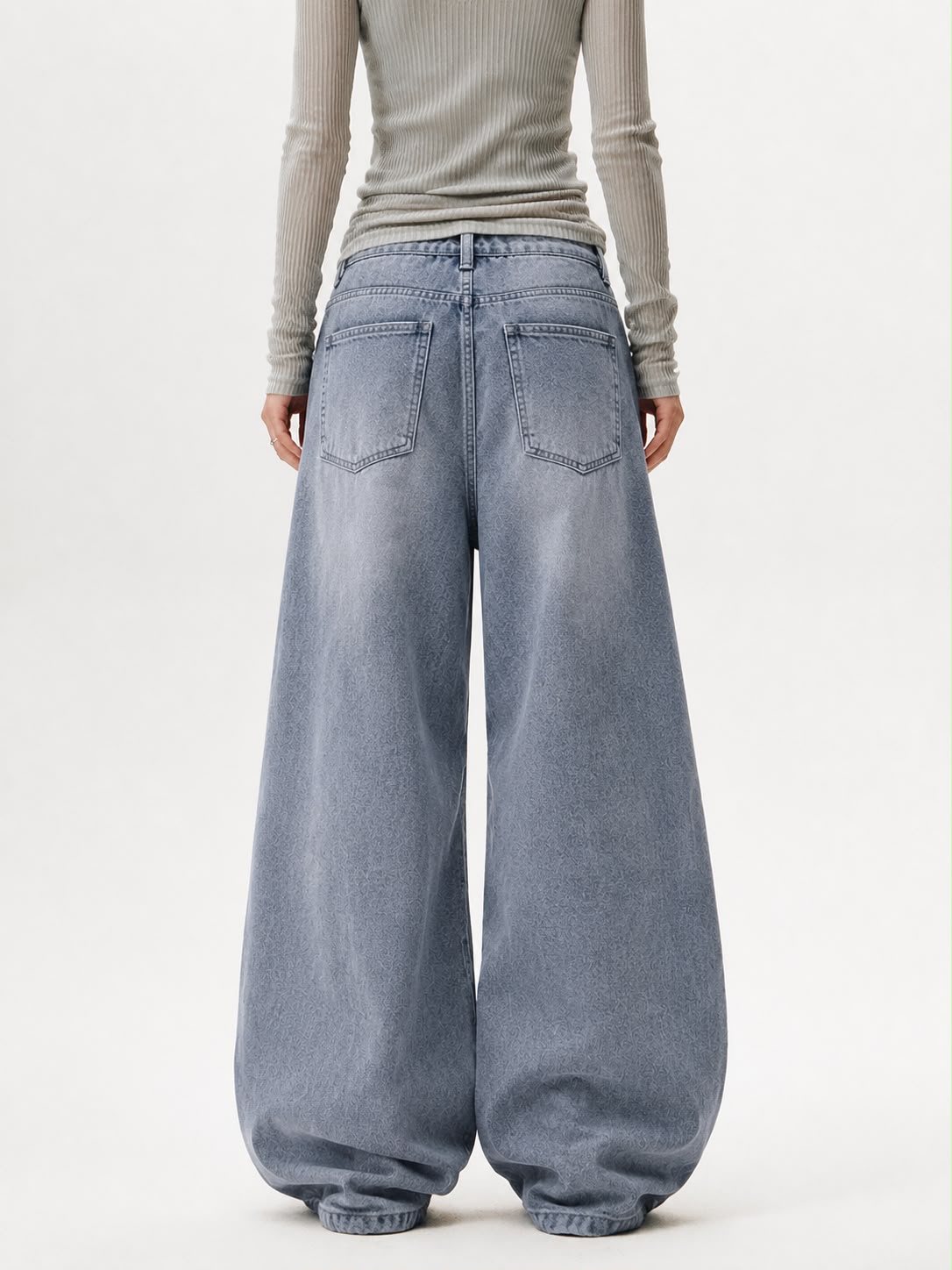 Arctic Grey Ice Denim
