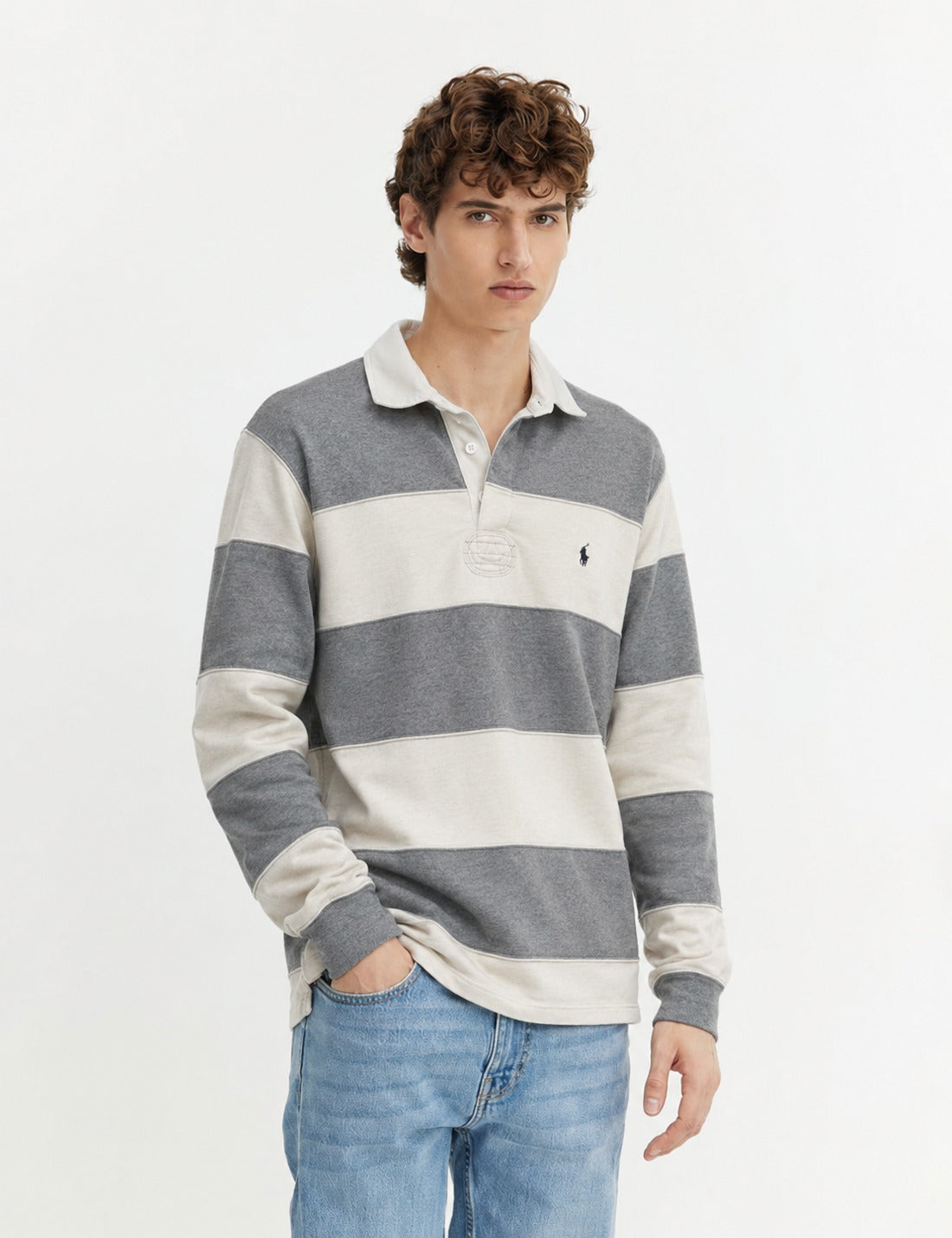 Noctray Cotton Rugby T-Shirt – Striped