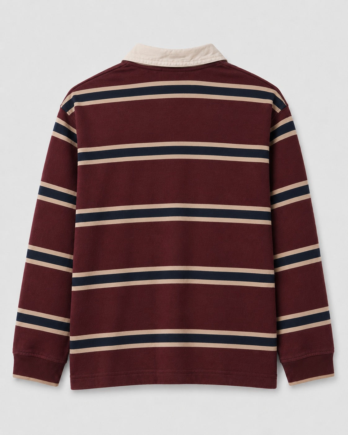 Noctray Cotton Rugby T-Shirt – Red Striped