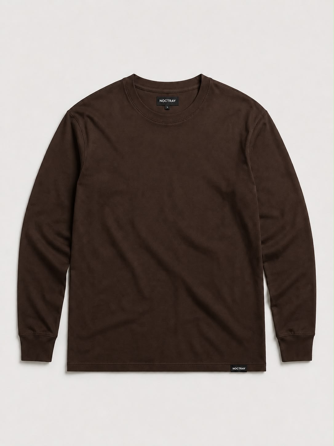 Noctray Brown Full Sleeve T-Shirt