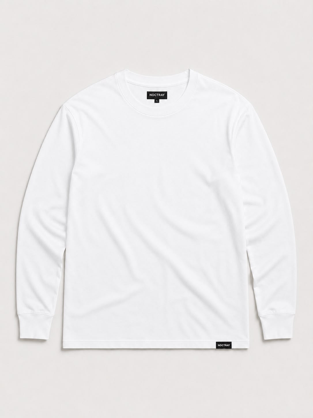 Noctray White Full Sleeve T-Shirt