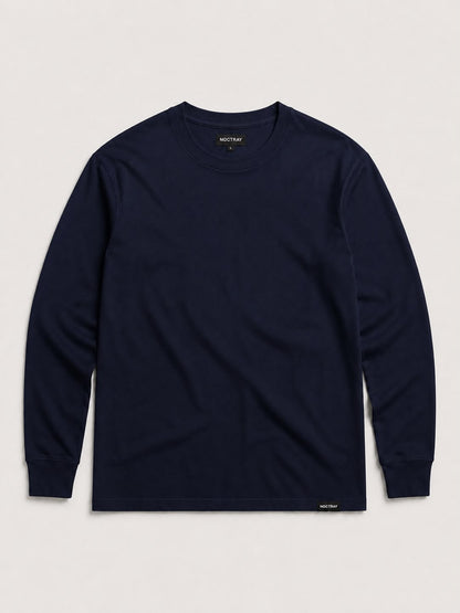 Noctray Navy Blue Full Sleeve T-Shirt
